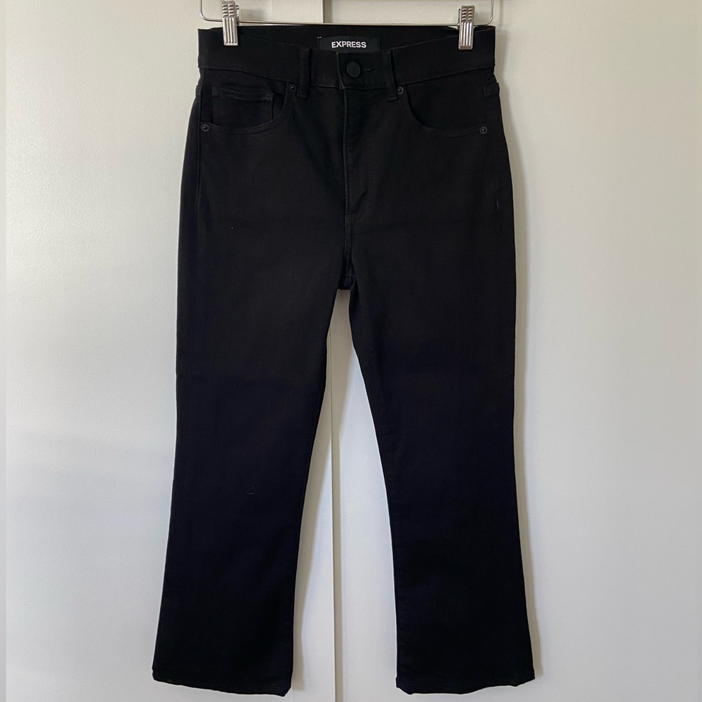 Express stretch High rise Cropped flare